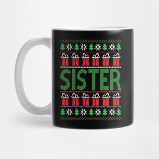 The sister ugly christmas sweater Mug